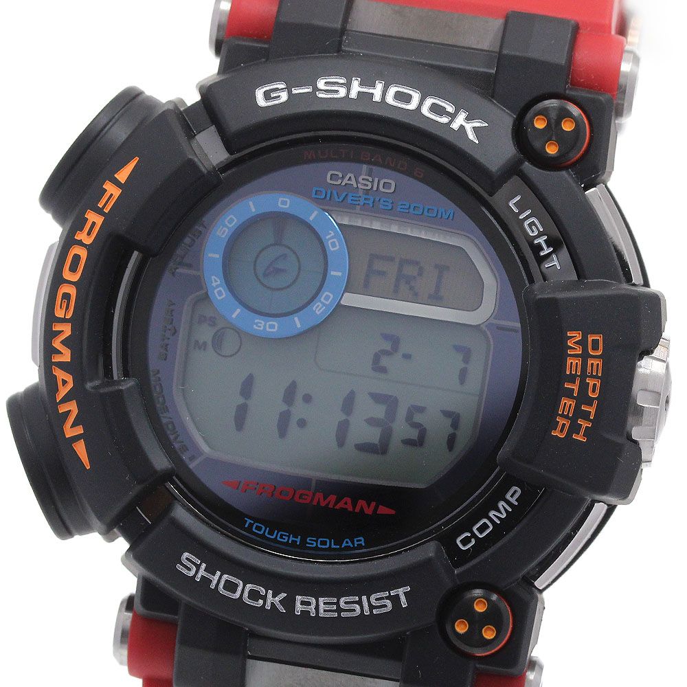 カシオ CASIO GWF-D1000ARR-1JR Gショック フロッグマン 南極調査ROV コラボレーション ソーラー電波 メンズ極美品箱・保証書付き_869390