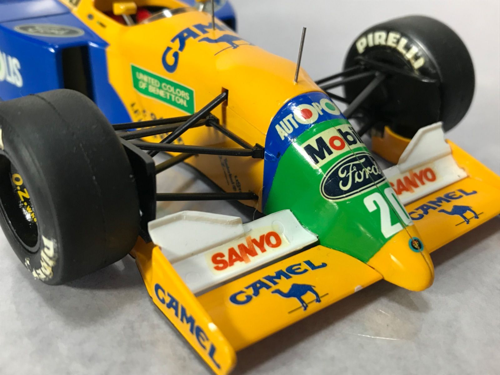 ベネトンフォードB190 B（1991カラー）ハセガワの1/24キットの完成品