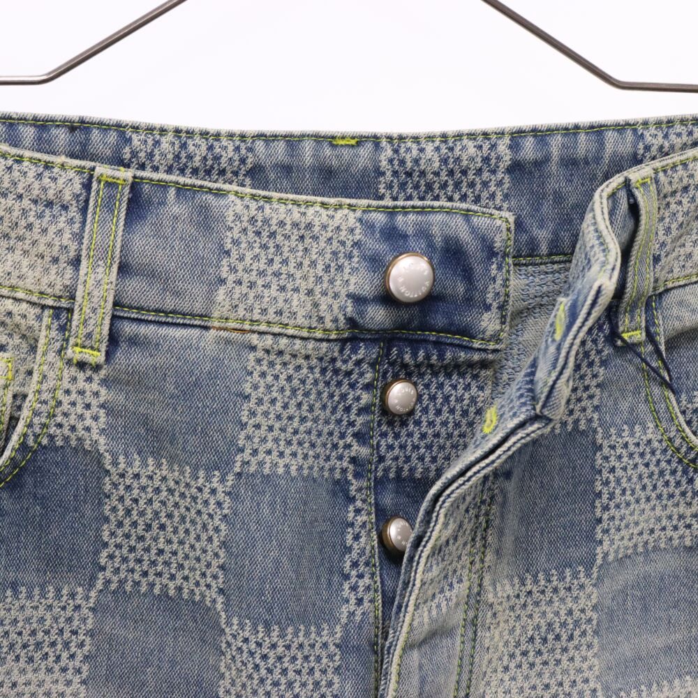 LOUIS VUITTON (ルイヴィトン) 24SS ダミエ デニム ブーツカット