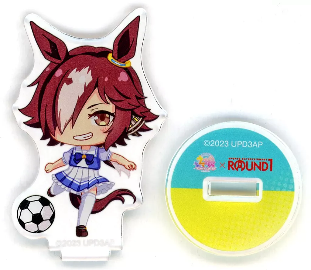 【中古】アクリルスタンド・アクリルパネル ウオッカ 「ウマ娘 プリティーダービー Season 3 × ROUND1 ちびキャラトレーディングアクリルスタンド」