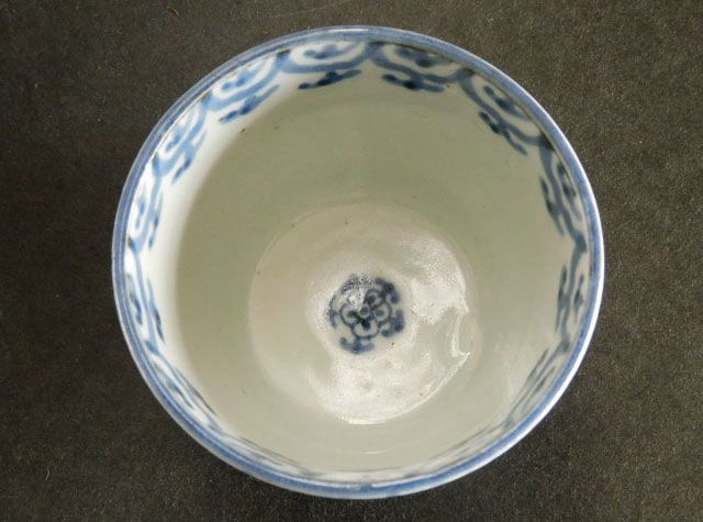 古伊万里 染付輪宝文 蕎麦猪口 江戸時代 - メルカリ