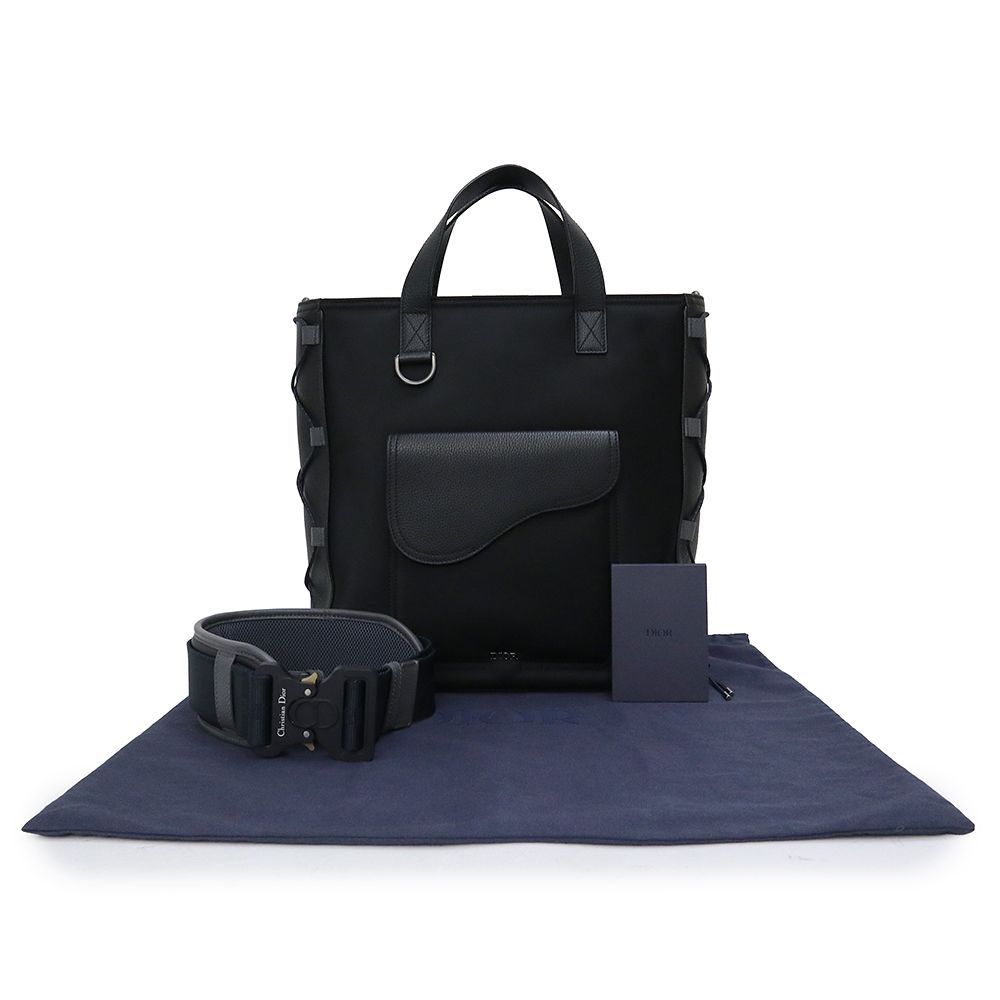 ディオール サドル トートバッグ SACAI コラボ 2WAY ショルダー