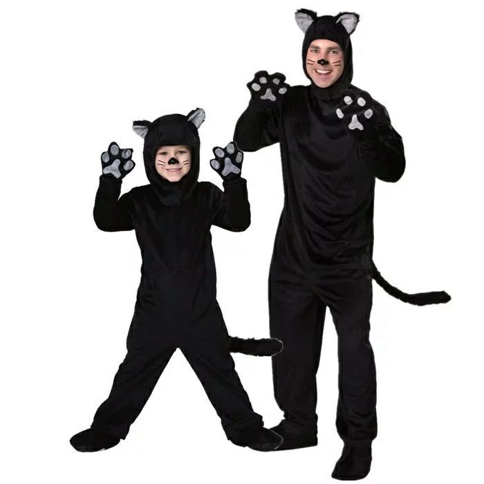 ハロウィン 衣装 大人用 猫 ねこ 動物 アニマル 全身 ハロウィン コスプレ ハロウィン コスチューム 男性用 メンズ ハロウィーン 衣装