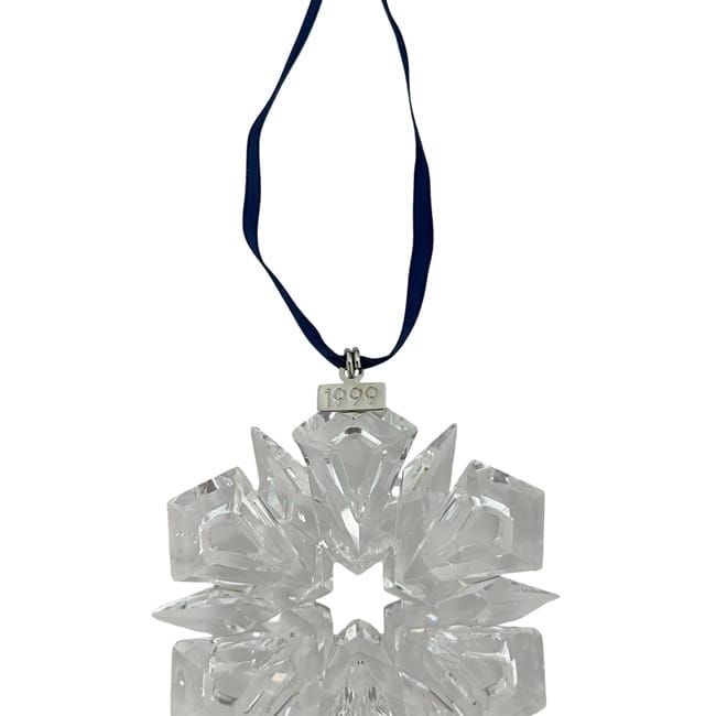  スワロフスキー オーナメント クリア 飾り 1999年 クリスタルガラス オーナメント ラッピング 包装