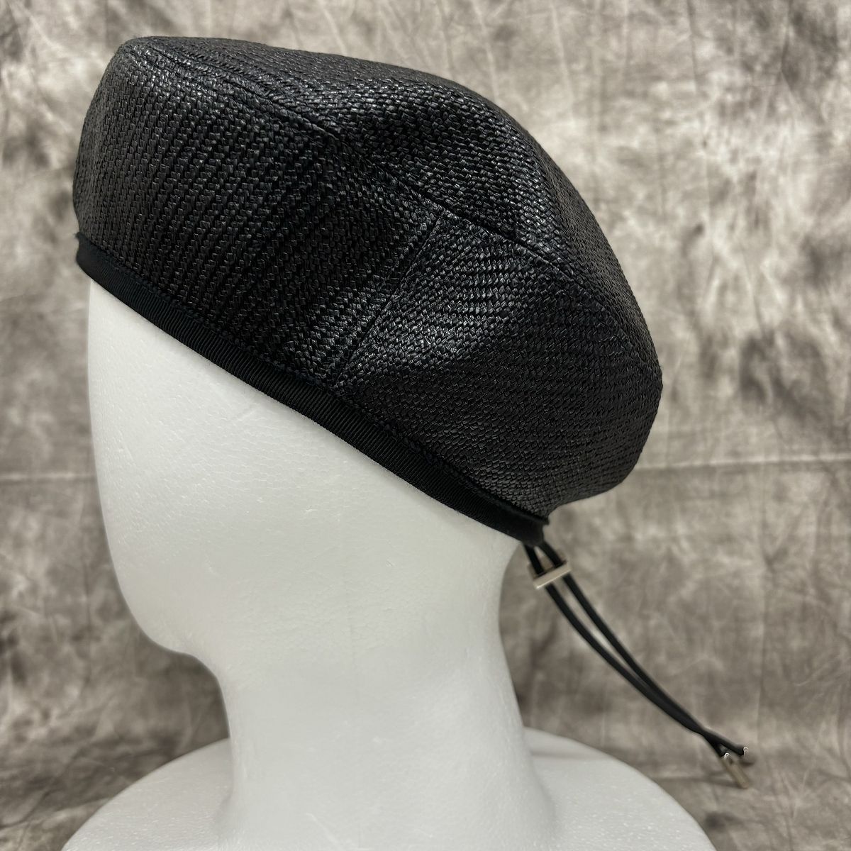 Dior/ディオール ラフィア テクニカル ツイル ベレー帽 183C900A5156 