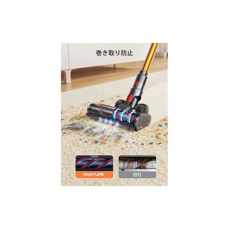 コードレス掃除機 2025革新モデル TULLRAS 軽量 スティック掃除