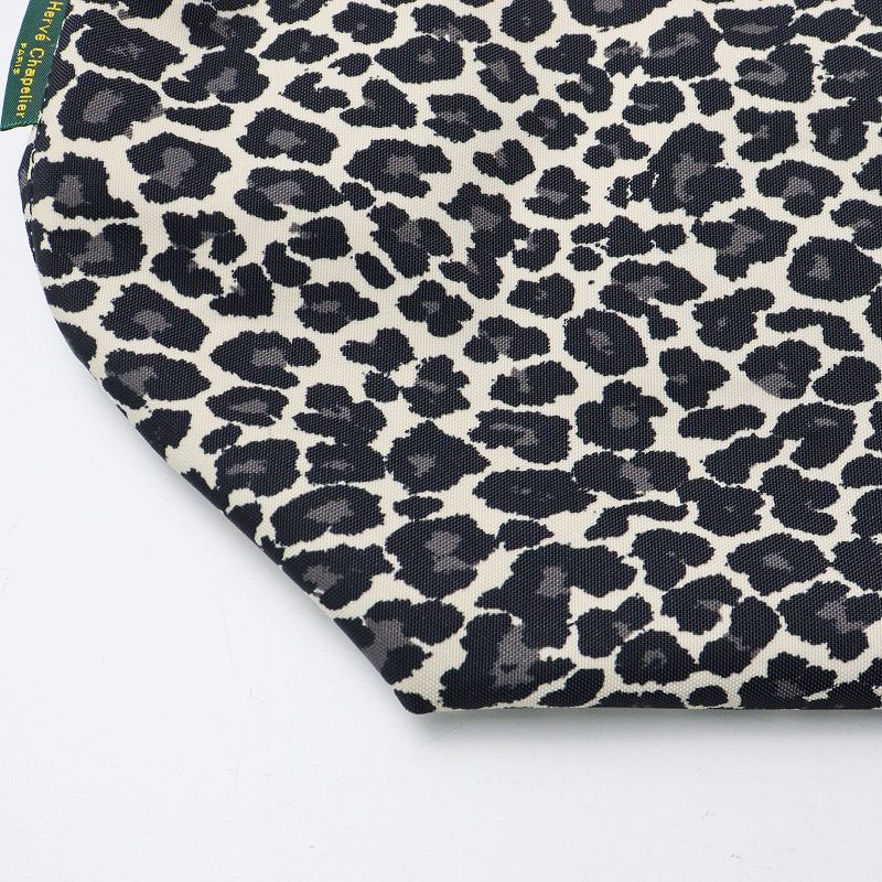 Hervé Chapelier グリーンレーベル別注2890Fビッグポシェット ビッグポシェット green label relaxing別注 ブラック 2890N