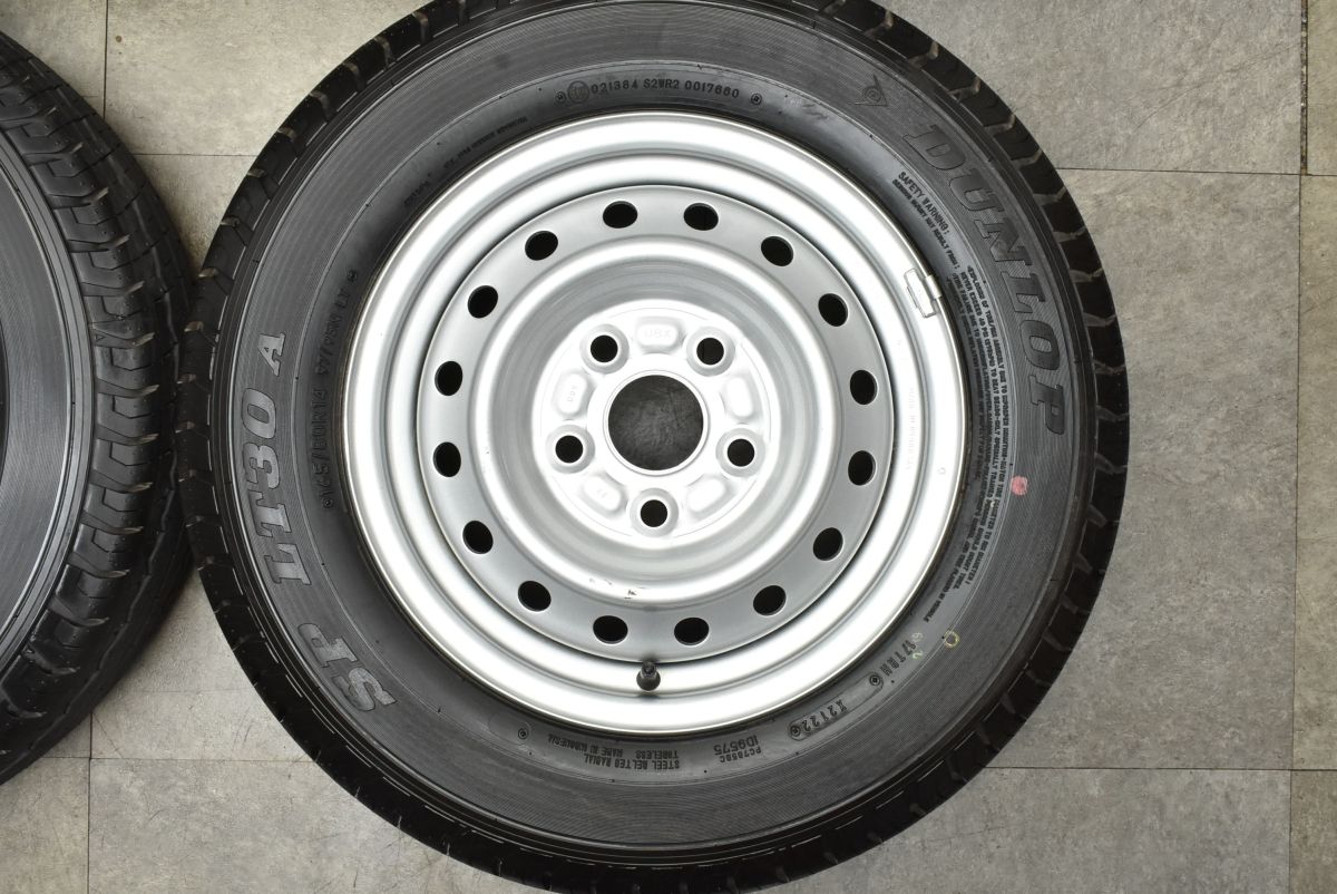 タウンエース純正 新車外し165/80R14 2025年製 ダンロップ タウンエース純正 新車外し165/80R14 2025年製 ダンロップ