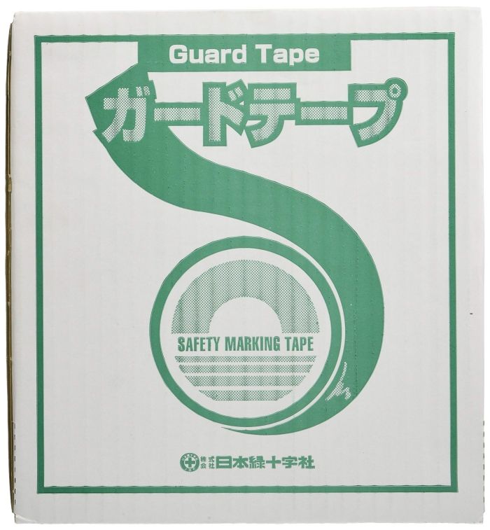 2営業日で発送 日本緑十字社 緑十字 GTH-501G 再剥離タイプ 50mm幅×100m 緑色 149032