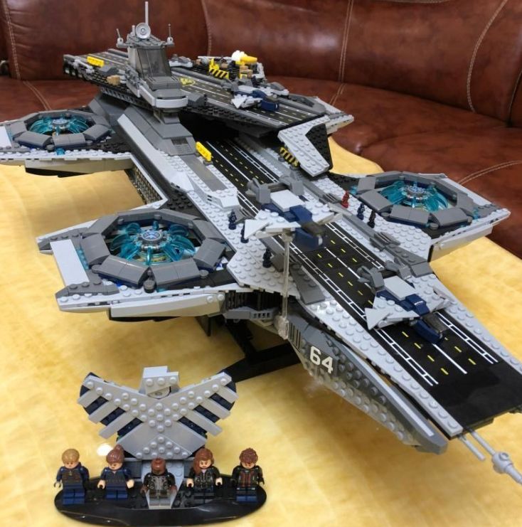 レゴ互換品 シールド ヘリキャリア ブロック 宇宙船 2996PCS LEGO モデル おもちゃ 組み立て プレゼント