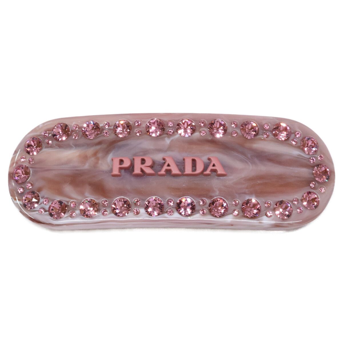 PRADA プラダ 1IF043 プレックス ヘアクリップ ライトストーン バレッタ