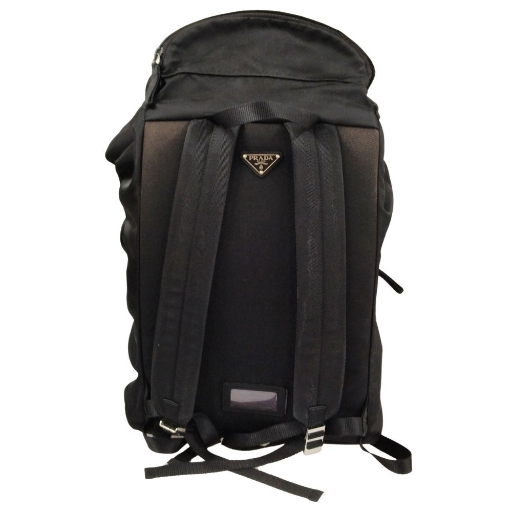 PRADA プラダ V136 ナイロン 三角ロゴプレート リュック バックパック