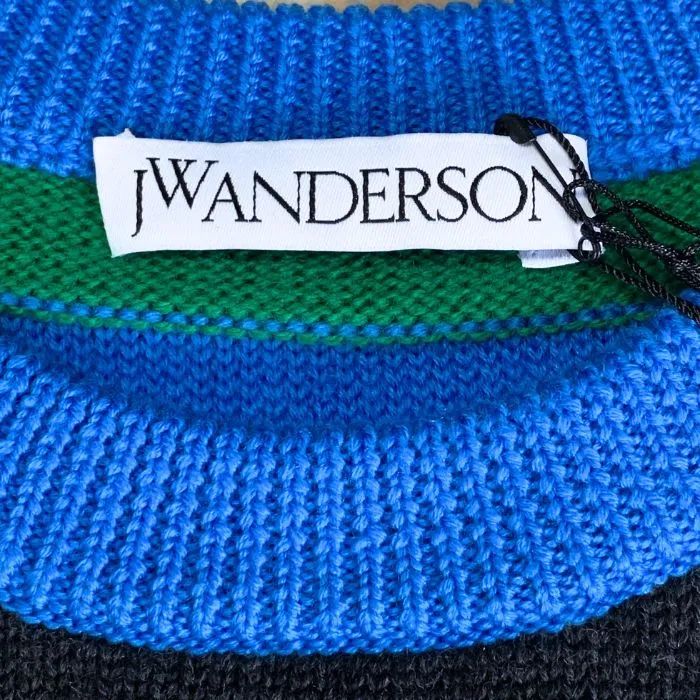 未使用 タグ付き】 JW Anderson ボーダー ニット セーター メリノウール Lサイズ - メルカリ