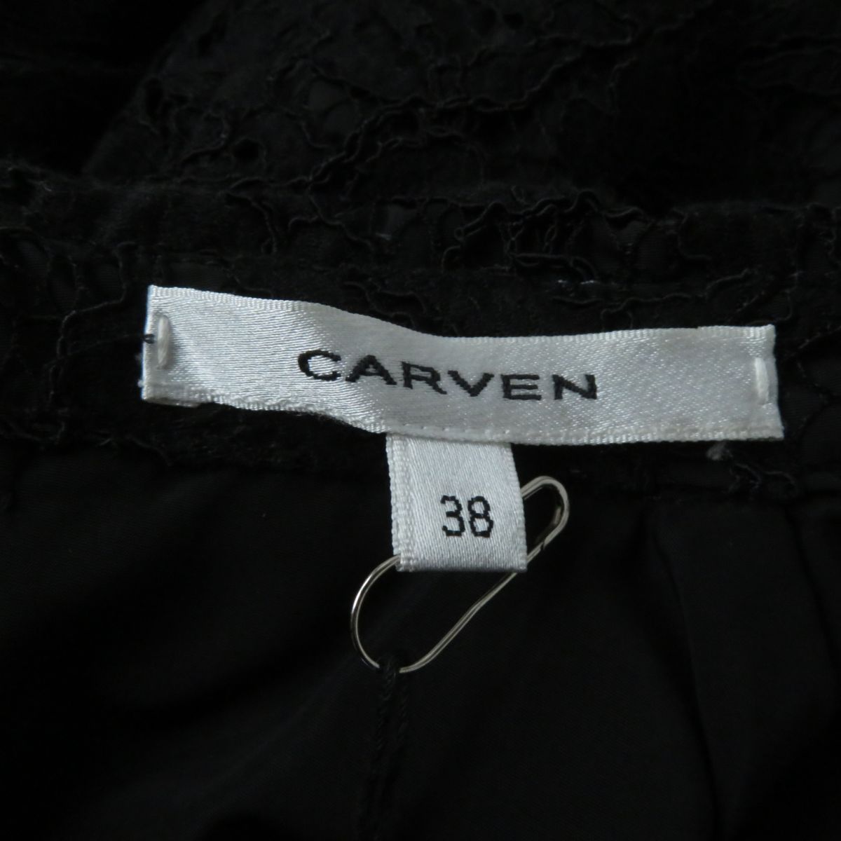 未使用品☆正規品 CARVEN カルヴェン 花柄レース 半袖 膝丈 ワンピース