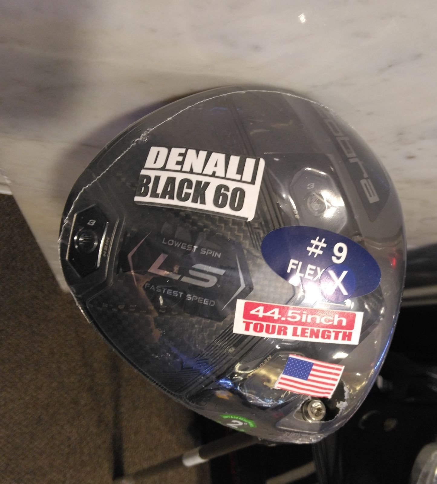 Dr USA直輸入品 コブラ 2025 DS-ADAPT LS Driver ツアーレングス ドライバー 右用 9° Denali Black 60 X 新橋店