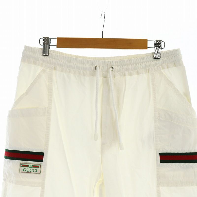 GUCCI ホワイト カーゴパンツ