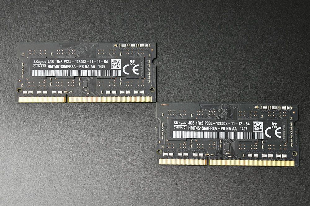 Mac対応 メモリ hynix DDR3 4GB×2枚組　PC3L-12800S