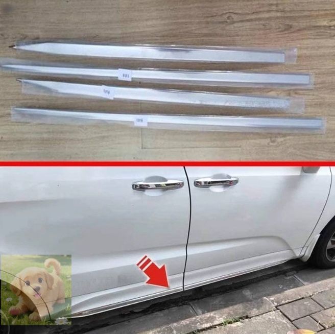外装 ホンダ オデッセイ サイド ドアモール ドアガーニッシュ キズ防止 2015－2017年