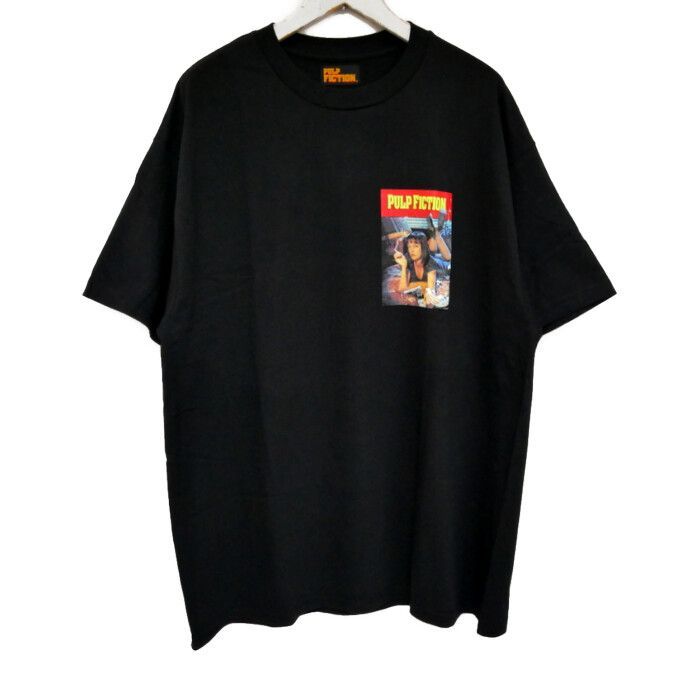 PULP FICTION Tシャツ ムービーT ブラック パルプフィクション 映画 Tシャツ パルプフィクション 半袖 メンズ レディース 黒