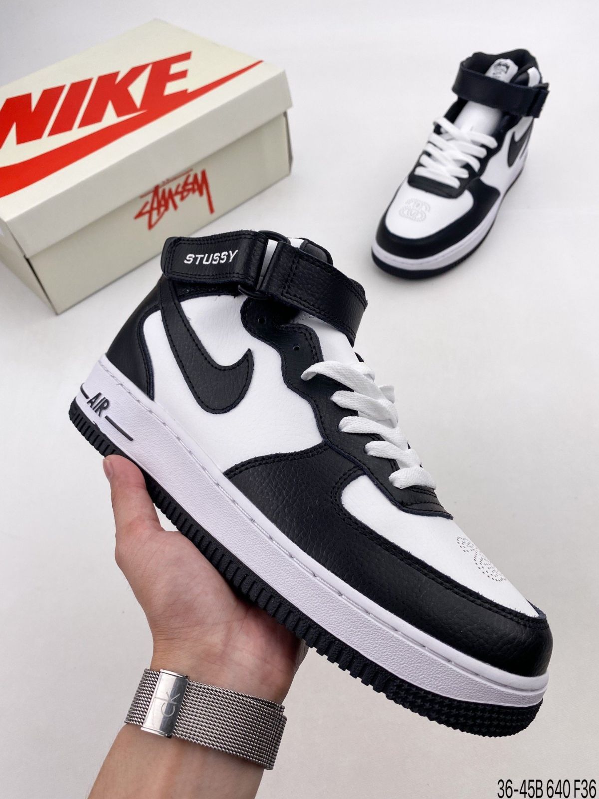 Stussy × Nike Air Force 1 Mid 