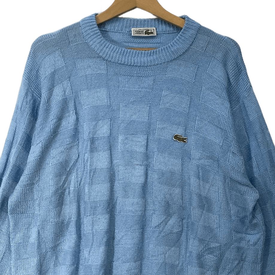 【LACOSTE】ラコステ　フララコ　ニット　セーター　フランス製 80's/80年代 LACOSTE/ラコステ ニット セーター フランス製 フレラコ