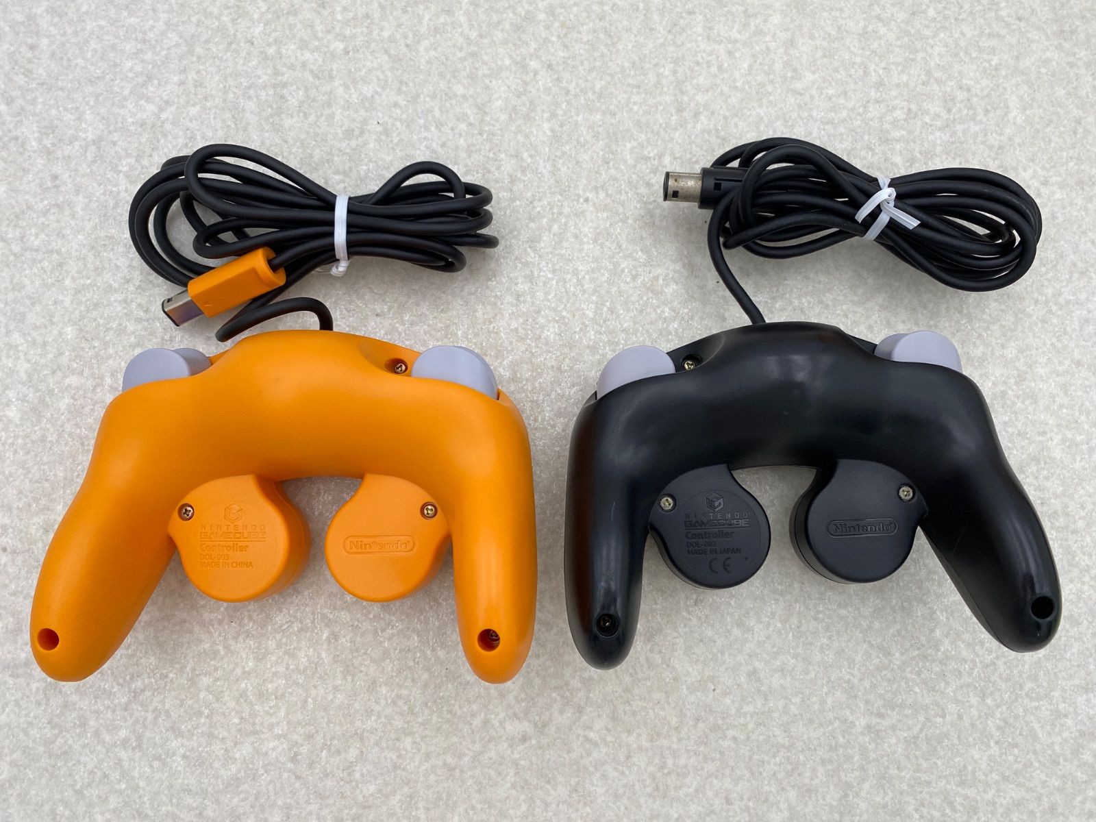Nintendo ゲームキューブ本体 オレンジ コントローラー ② ゲームキューブ 本体 動作品 オレンジ コントローラー2点