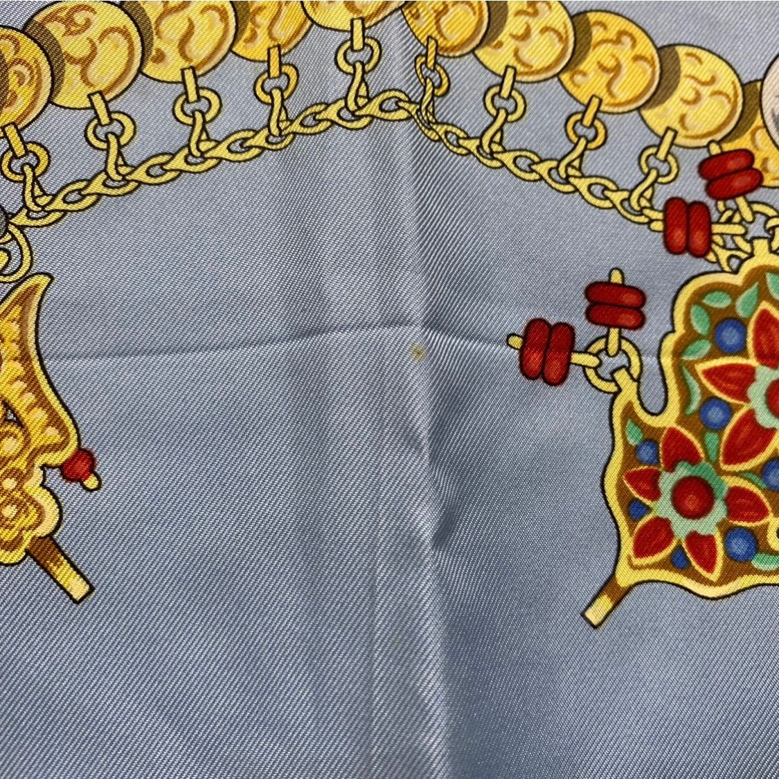 エルメス カレ90 KOSMIMA シルクスカーフ 宇宙 ジュエリー柄 HERMES
