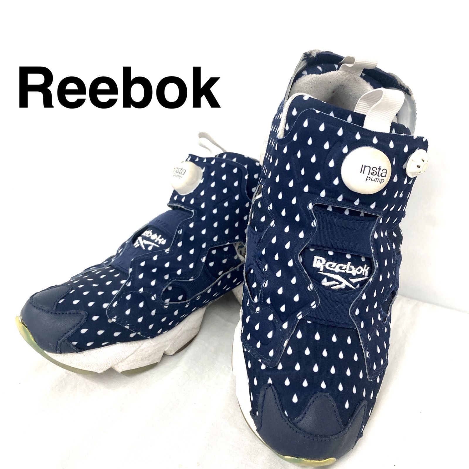 Reebok ポンプフューリー　レディース　雫柄　おしゃれ　25cm