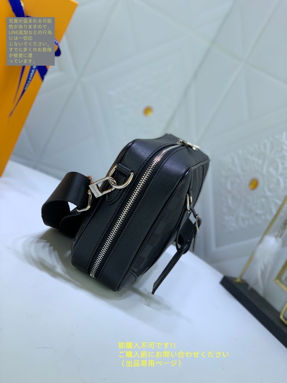 ルイヴィトン タダオPM ダミエアンフィニ ビジネスバッグ ショルダー ブルー ブルー（青）系 Louis Vuitton DAMIER(ルイヴィトン ダミエ