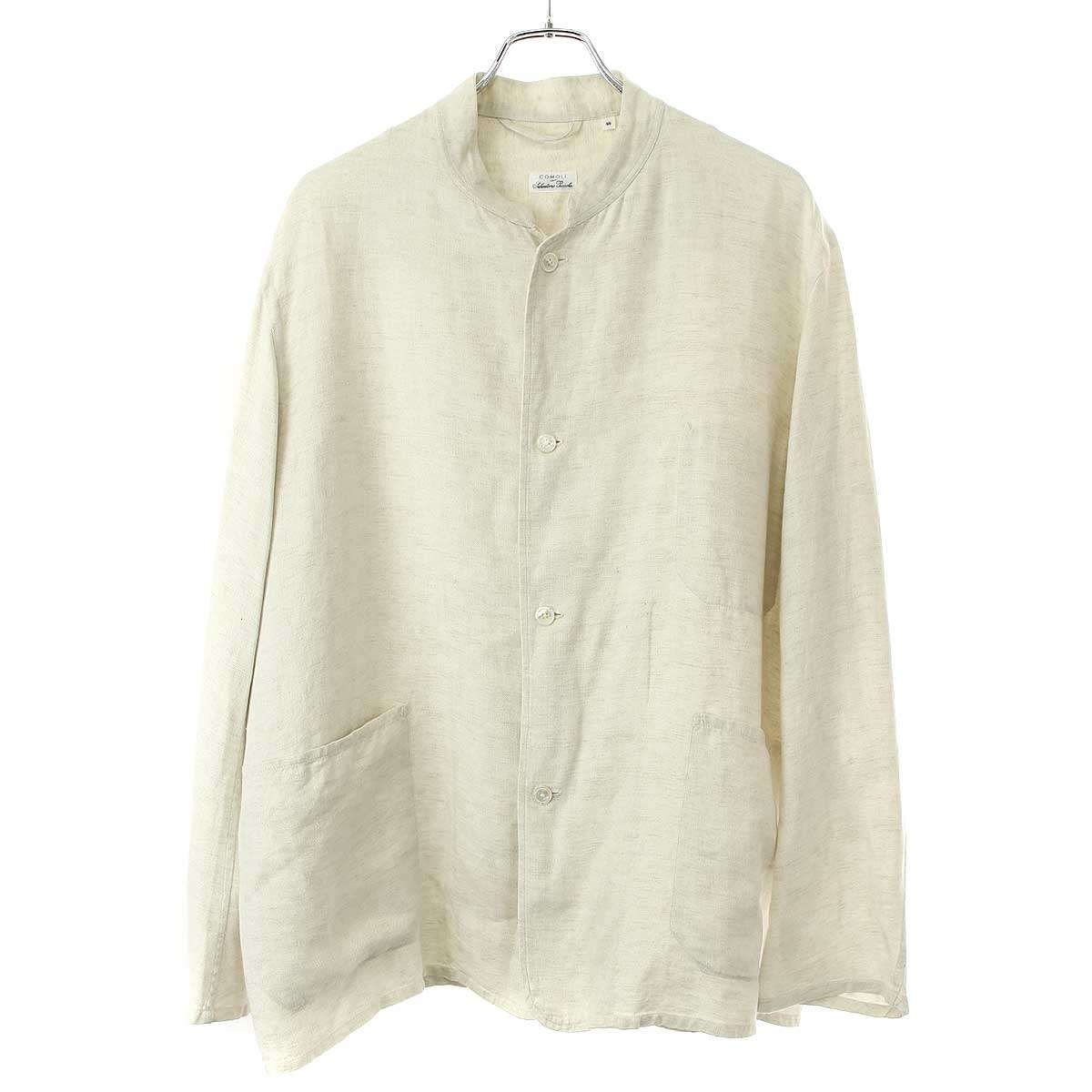 COMOLI サルバトーレピッコロ リネンスタンドカラージャケット 46 COMOLI SS20 COLLECTION” -6TH DELIVERY- | MAIDENS SHOP