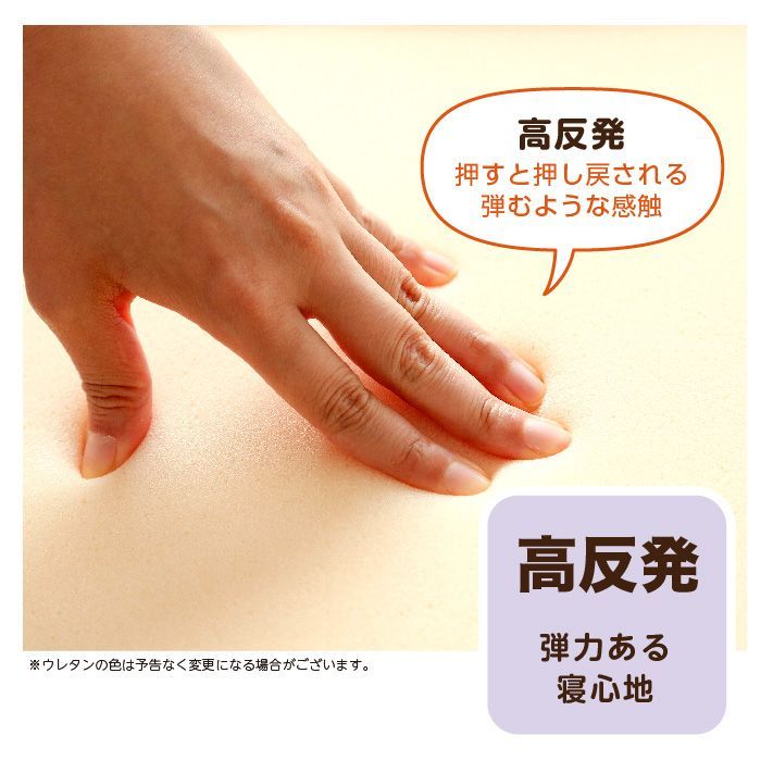 折りたたみ 高反発マットレスセミダブルマット