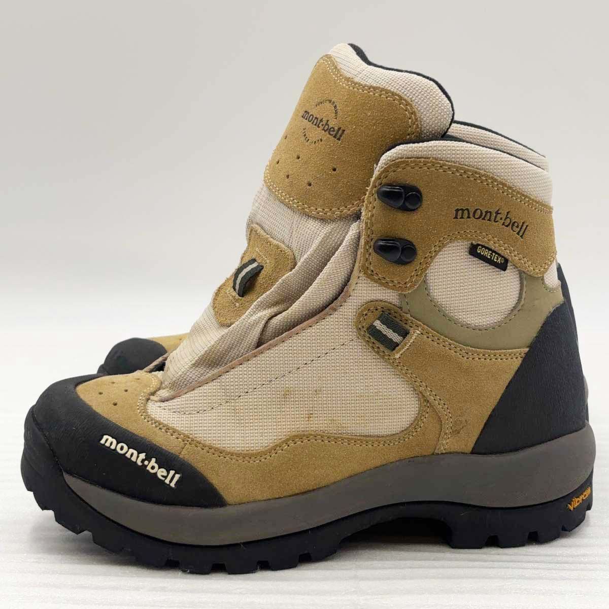 モンベル GORE-TEX ワオナ ブーツ 24.5cm ライトカーキ LTKH 1129218 メンズ mont-bell トレッキングシューズ 登山靴