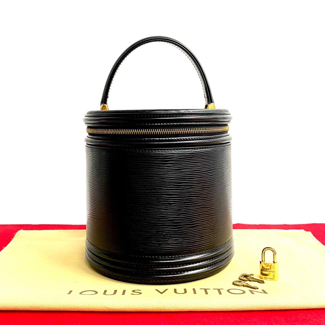 LOUIS VUITTON】バニティバッグ カンヌエピレザーブラック