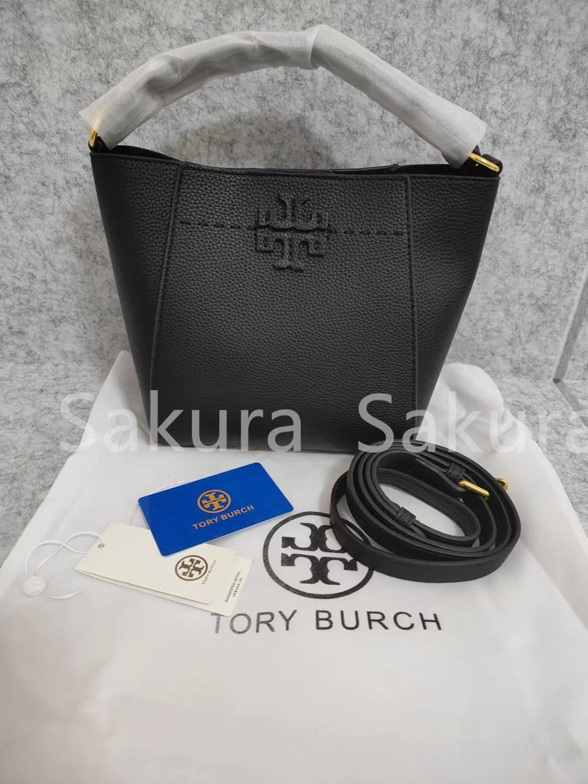 トリーバーチ TORY BURCH マックグロースモール  バケットバッグ 2way  ショルダーバッグ