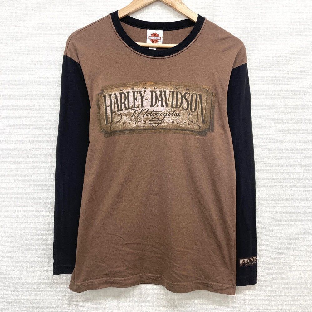 ハーレー ダビッドソン HARLEY-DAVIDSON ロングスリーブ Tシャツ ロゴ 