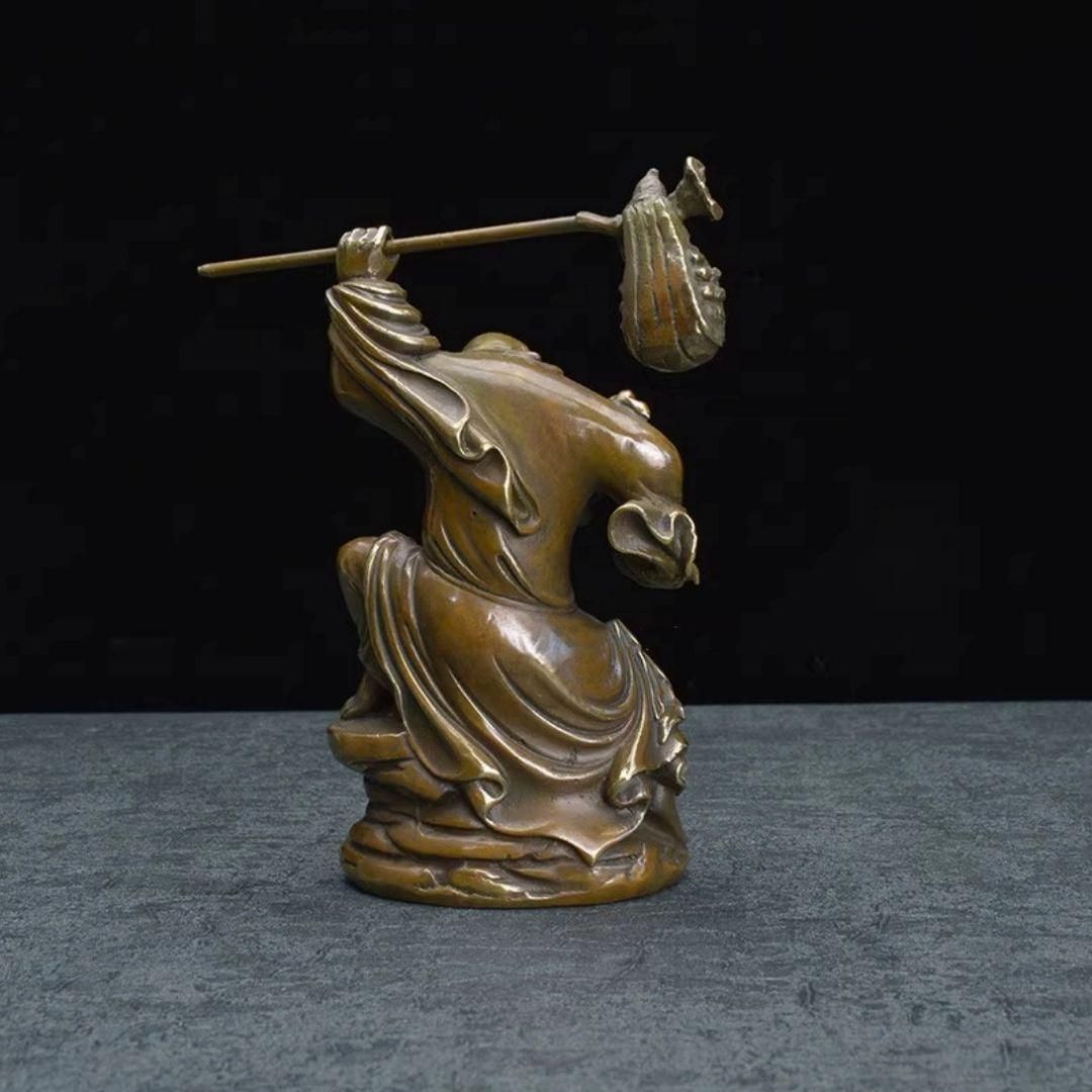 銅器 仏像 達磨祖師銅像 羅漢達磨仏像 彫刻 置物 開運 風水 工芸品 装飾品 銅器 仏像 達磨祖師銅像 羅漢達磨仏像 彫刻 置物 開運 風水 工芸