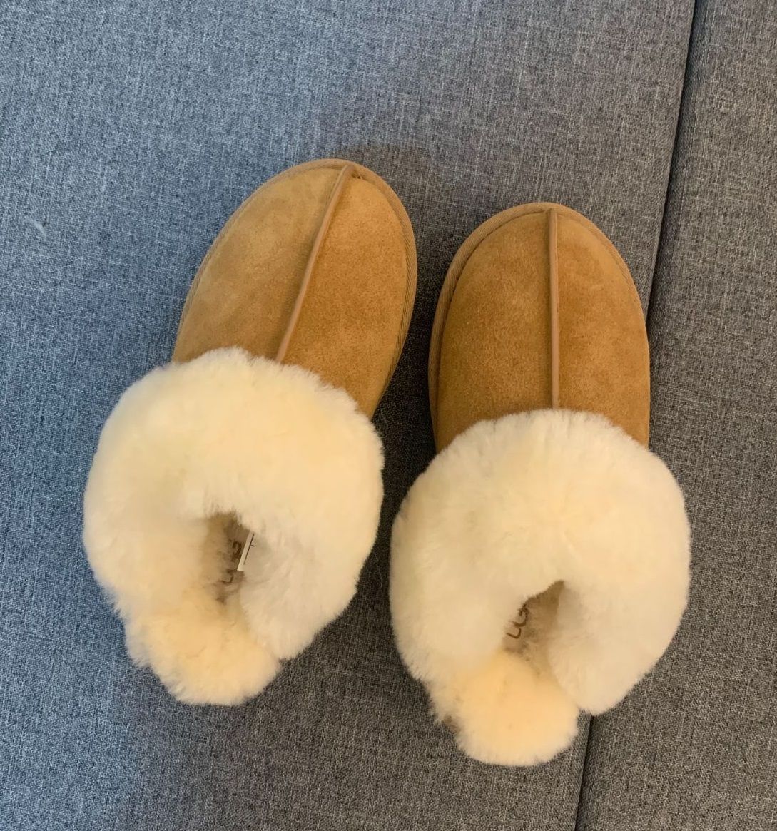 アグ UGG ディスケット シューズ スエード スリッポン 厚底