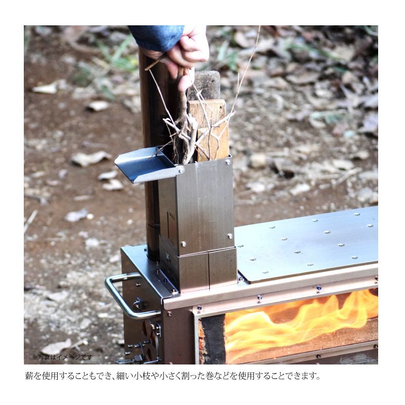 GreenStove Hori3 DEERVer】ペレット薪ストーブ／収納バッグ付き 鹿柄