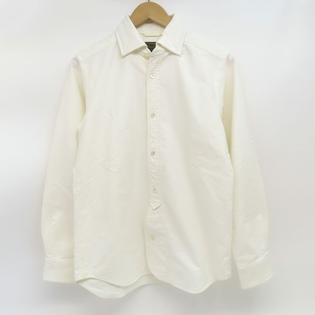 Nigel Cabourn ナイジェルケーボン ブリティッシュ オフィサーズシャツ 8002-00-10000 サイズ46