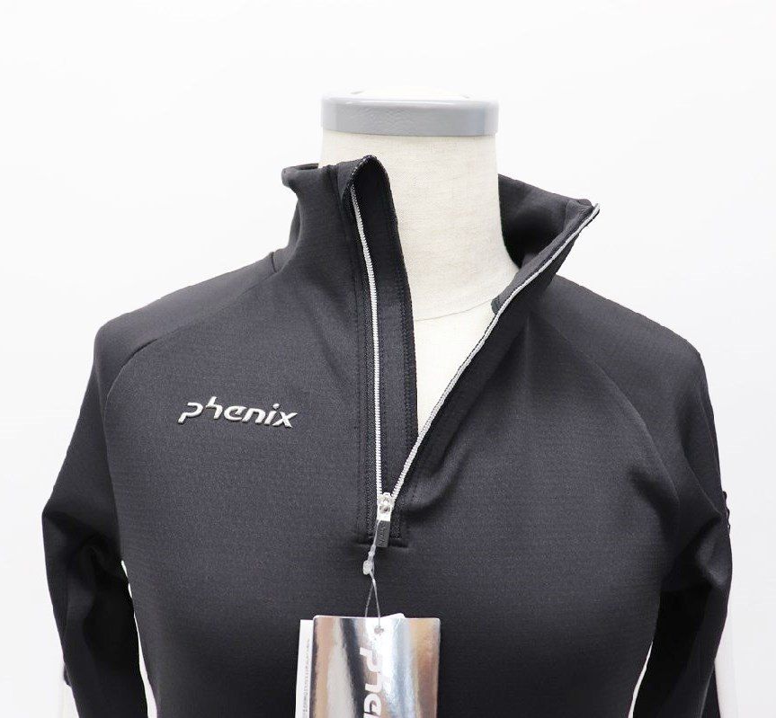 phenix - Phenix フェニックス レディース ジップアップシャツ 6/36 ブラック ES782LS52 スポーツ トップス R2505-078 Phenix フェニックス レディース ジップアップシャツ 6/36 ブラック