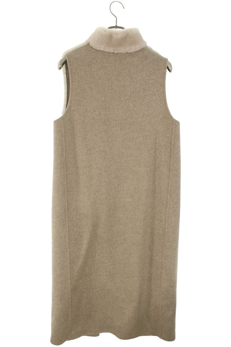  ダブル クロージング ムートンジレベスト レディース 36 ベスト ジレ ビスチェ トップス