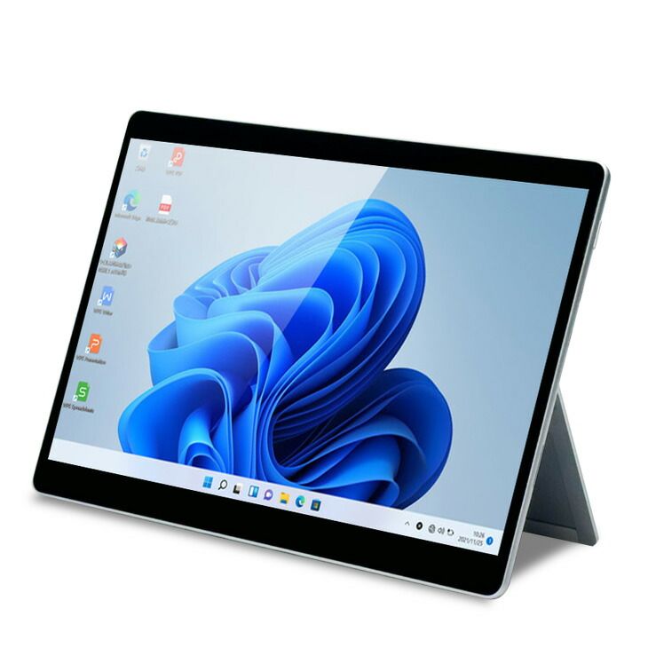 【中古】Microsoft Surface Pro8 中古 タブレット Office Win11 7in1ハブ+新品BTキー+ペン+マウス[core i5 1145G7 メモリ8GB SSD128GB カメラ 13インチ]：良品