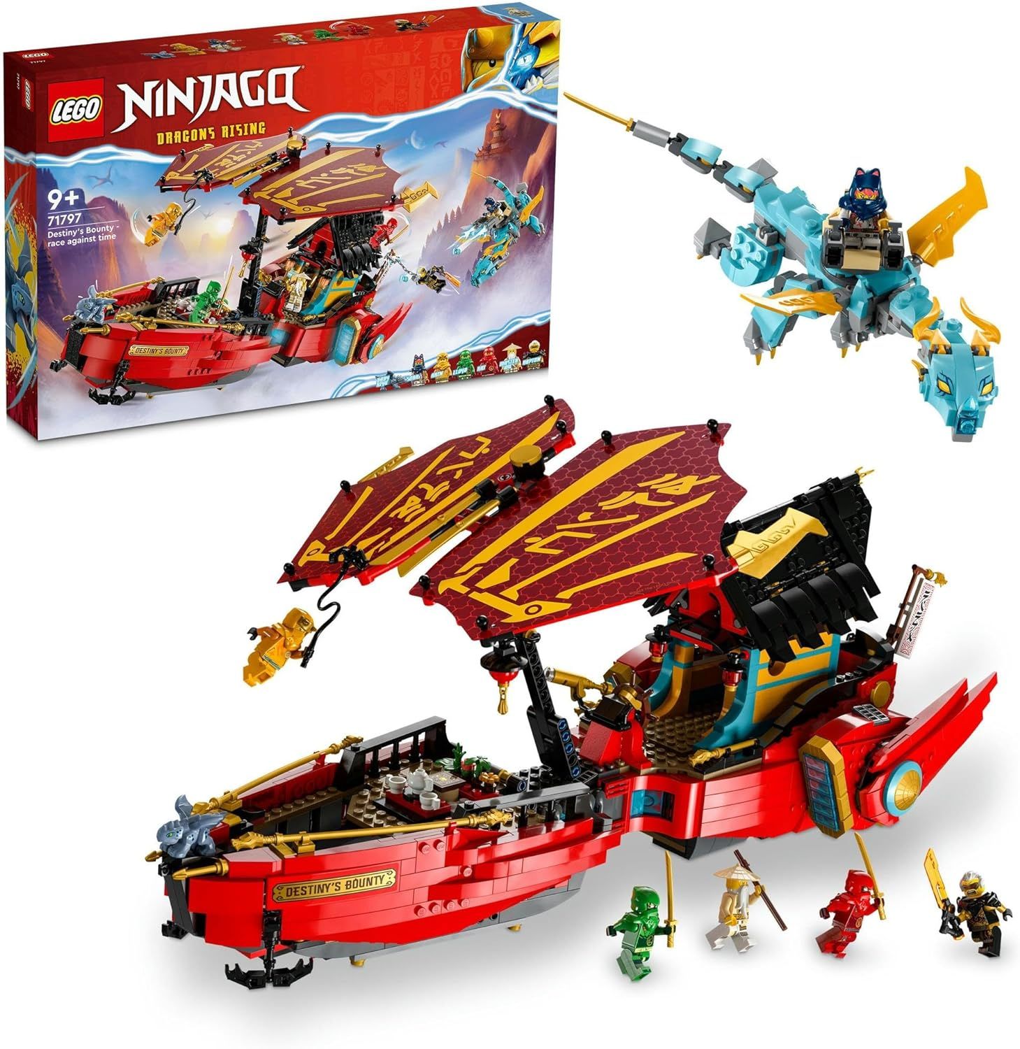 レゴ(LEGO) ニンジャゴー 空中戦艦バウンティ号 おもちゃ 玩具 プレゼント 誕生日 ブロック クリスマス 男の子 女の子 子供 9歳 10歳 11歳 小学生 対戦 ロボット 71797