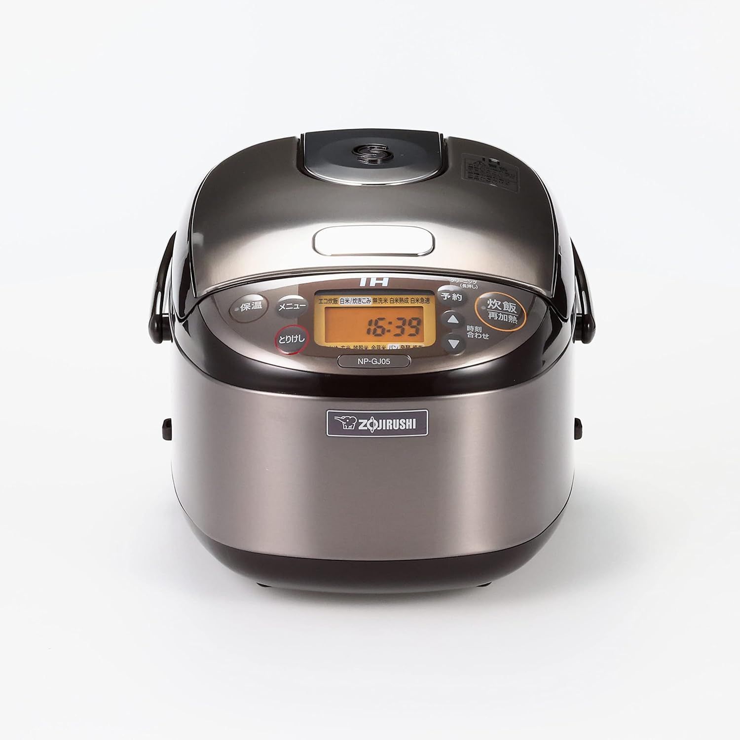Zojirushi 炊飯器 NP-GM05-XT 未使用品 極め炊き NP-GM05-XT ステンレスブラウン ZOJIRUSHI IH 炊飯