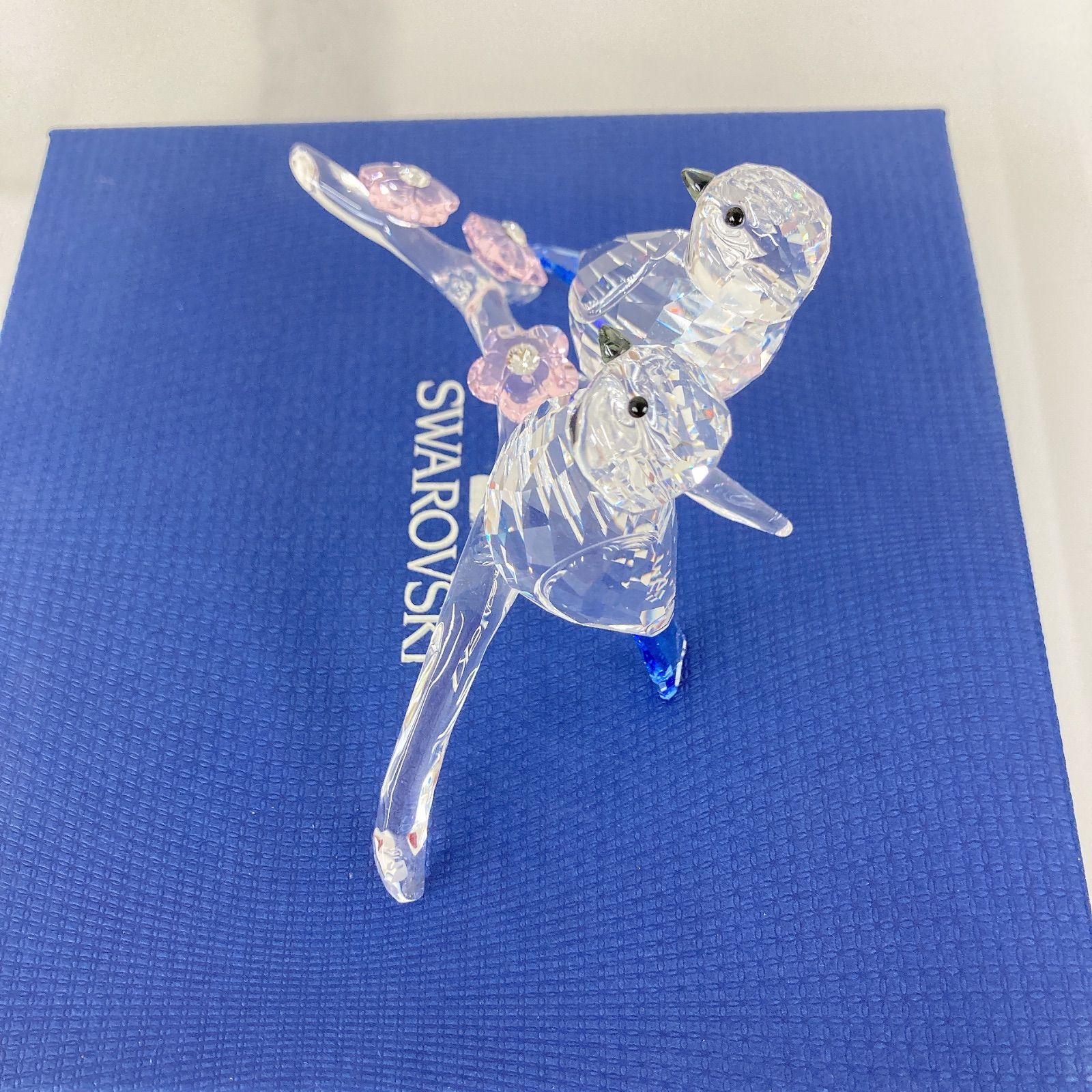 SWAROVSKI スワロフスキー 鳥 アオガラ blue tit 【公式通販】