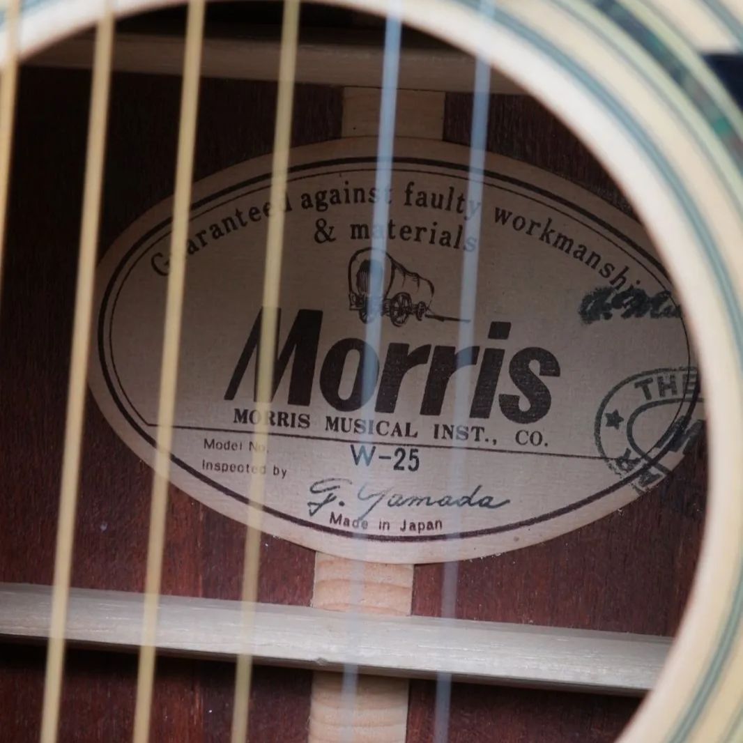 美品・日本製】Morris モーリス W-25 アコースティックギター