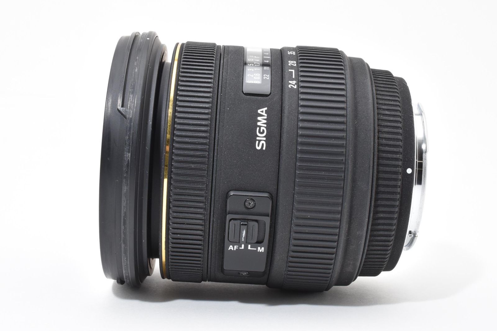  SIGMA EX 24-70 mm F 2.8 DG HSM キヤノンEFマウント用 標準ズームレンズ フード フィルター付 動作良好 シグマ 大口径 ズームレンズ レンズ(ズーム) カメラ