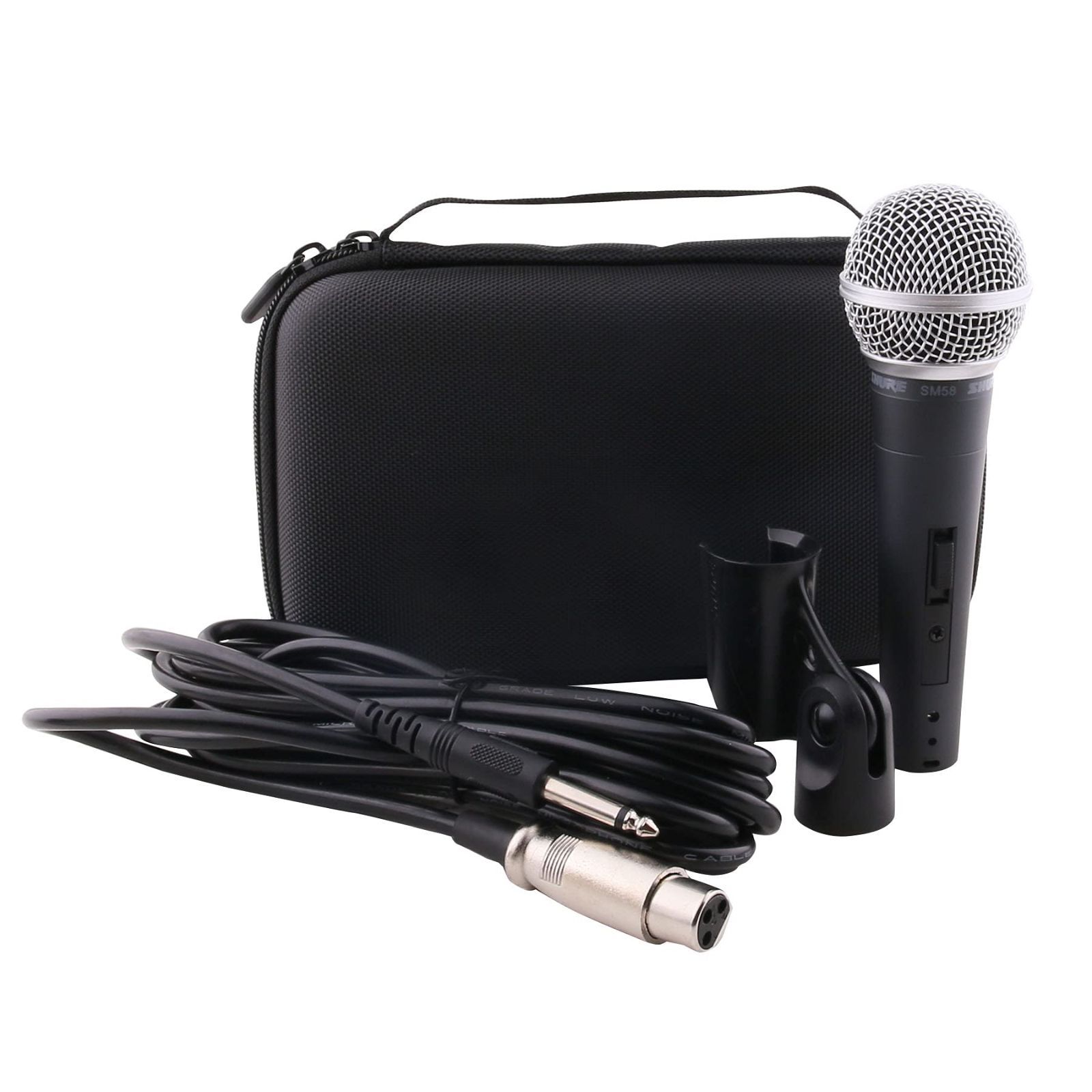 SHURE SM58 ダイナミックマイク 収納ケース付き Amazon | 用の ダイナミックマイク SM58/BETA58A 保護