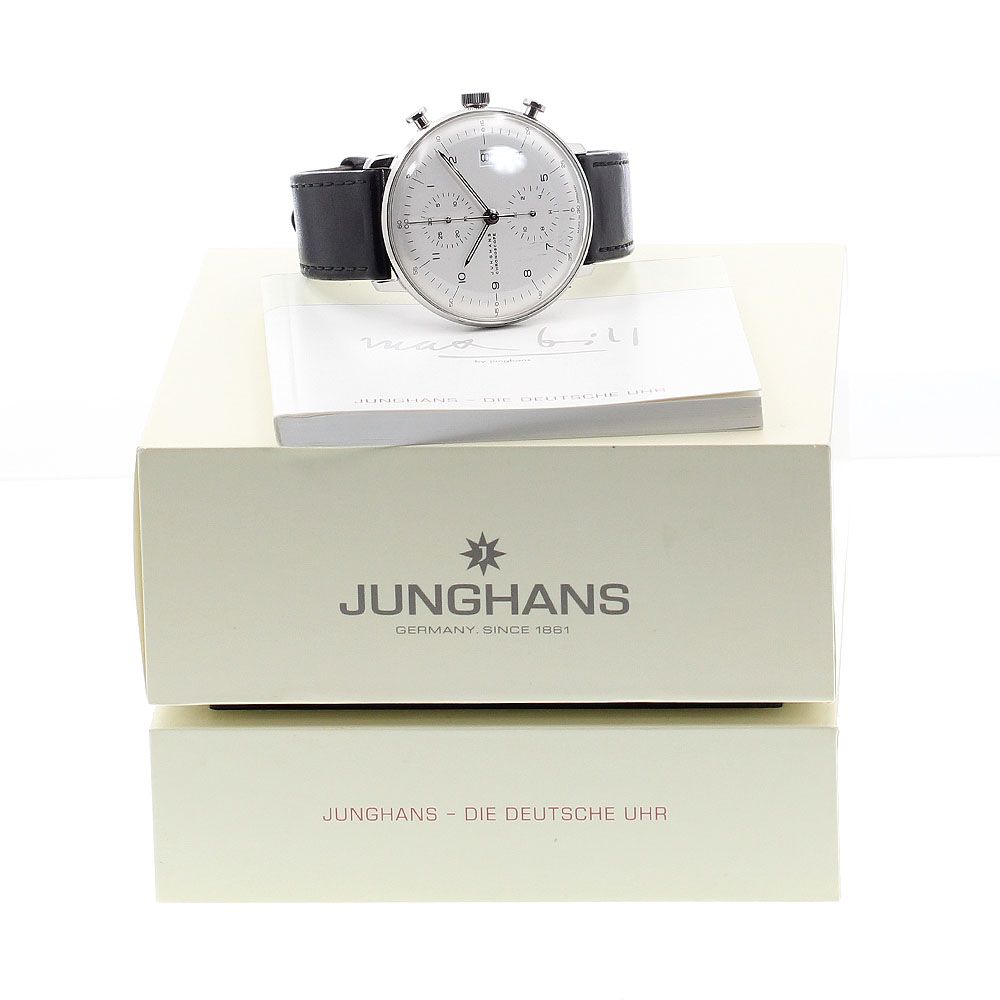 ユンハンス JUNGHANS 027/4800.00 マックスビル クロノスコープ