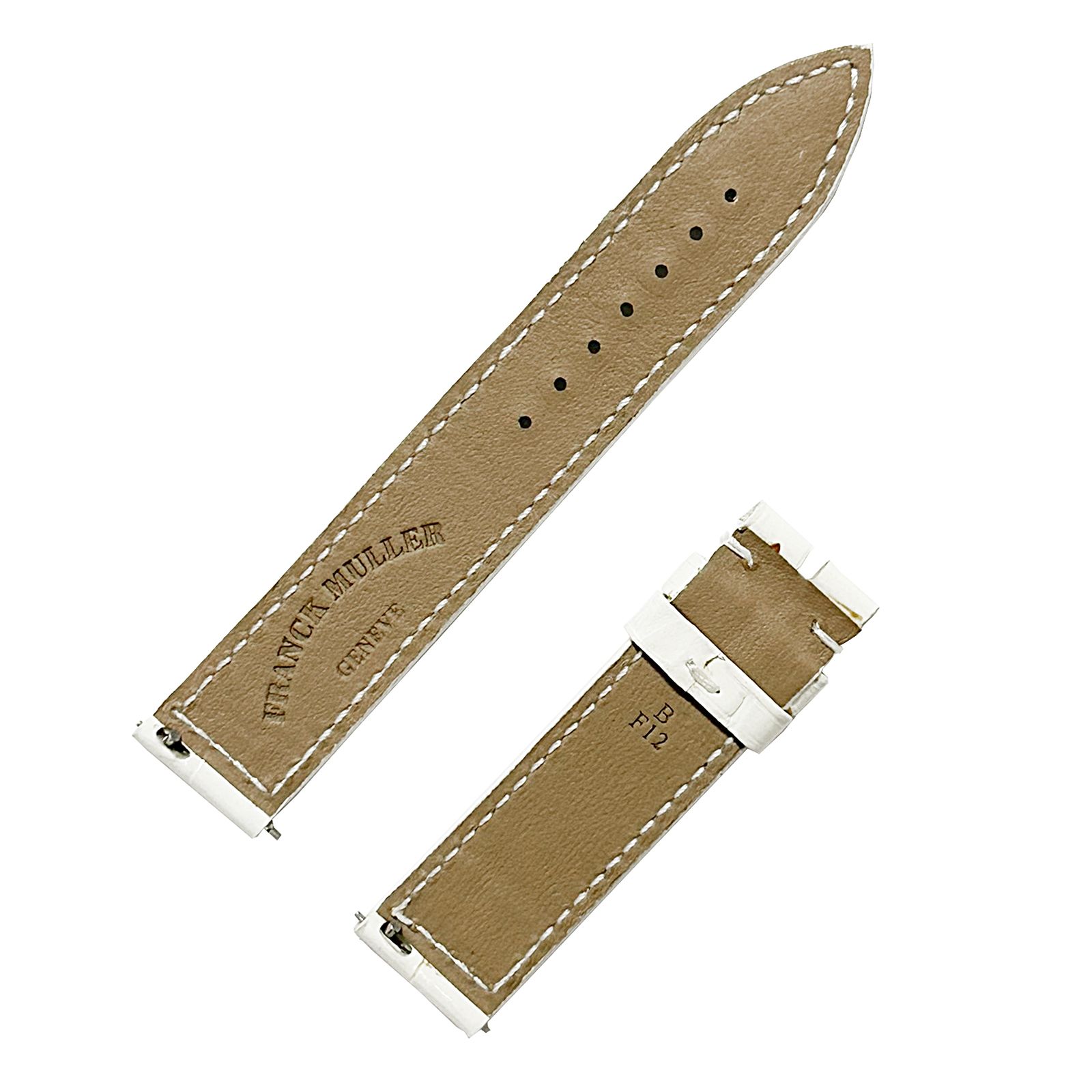 フランクミュラー 純正 未使用 ベルト 18mm 5850用 バンド ブラウン